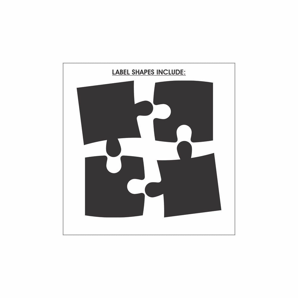 Regent Write on Chalkboard Lable Set 22pcs with 1 liquid Chalk Pen 10151