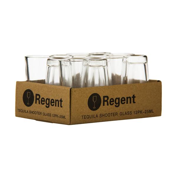 Regent Shot Glass 25ml Tot Measure 12pack 10222