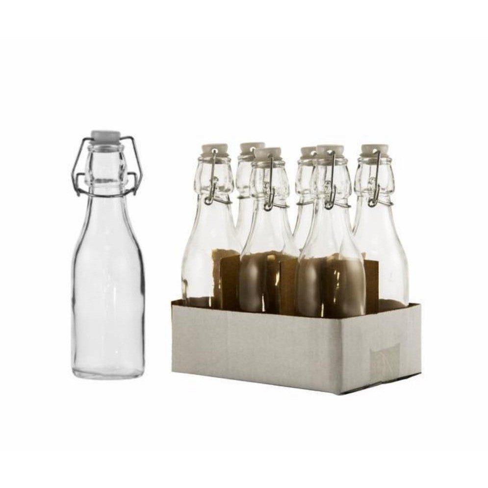 Regent Glass Bottle 250ml Sauce with Swing Clip Lid 10570