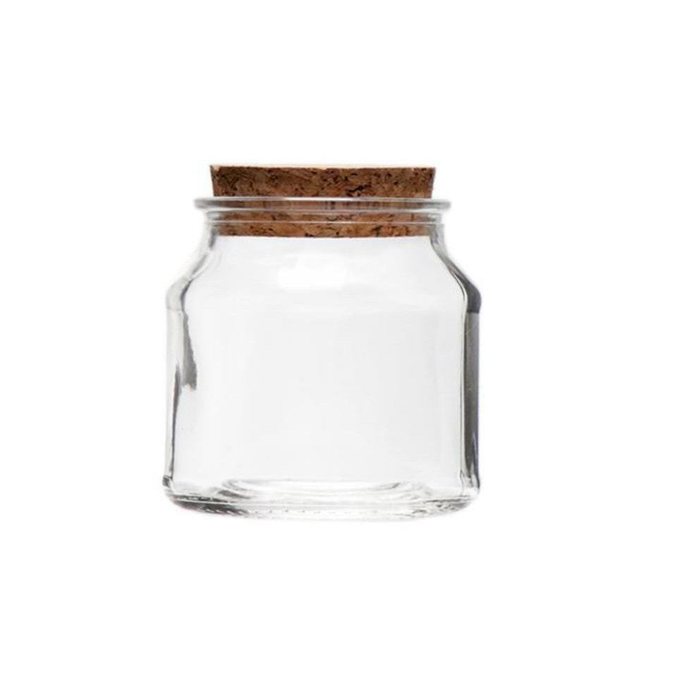 Regent Glass Jar 130ml Bottle with Cork Lid 1pc 15094
