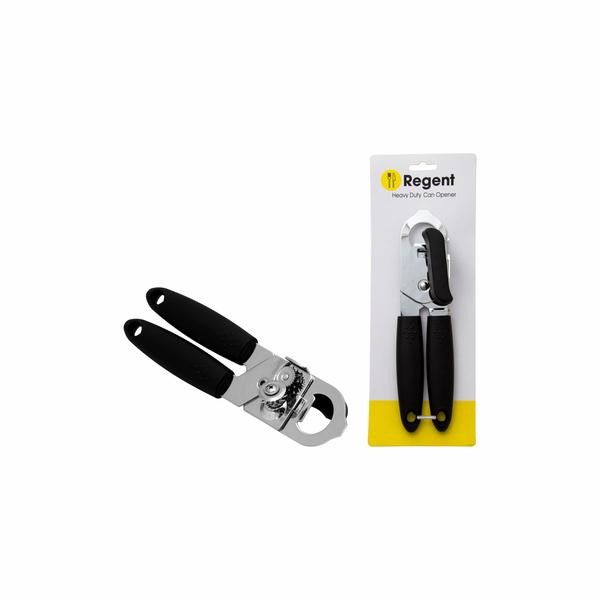 Regent Kitchen Can Opener Black Heavy Duty 21255