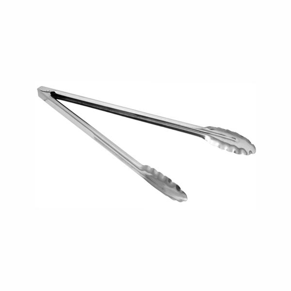 Regent Kitchen Food Utility BBQ Braai Tongs Stainless Steel 305 x 40 x 115mm 21436