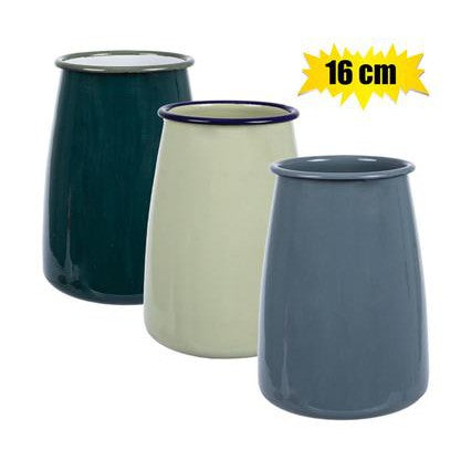 Enamel Utensil Holder 16cm High