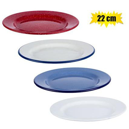 Enamel Color Dinner Plate 22cm