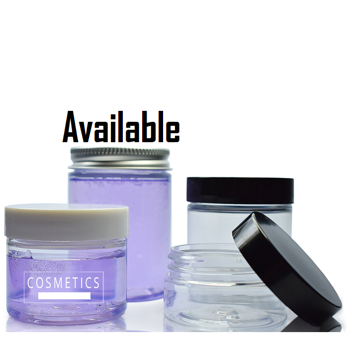 PET Plastic Jar with Aluminium Screw on Lid