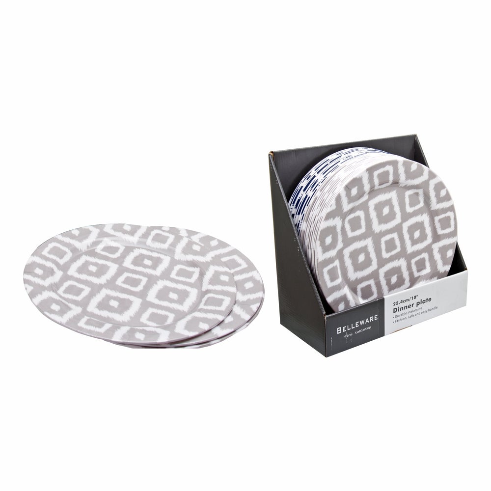 Melamine Dinner Plate 245mm Grey Wild