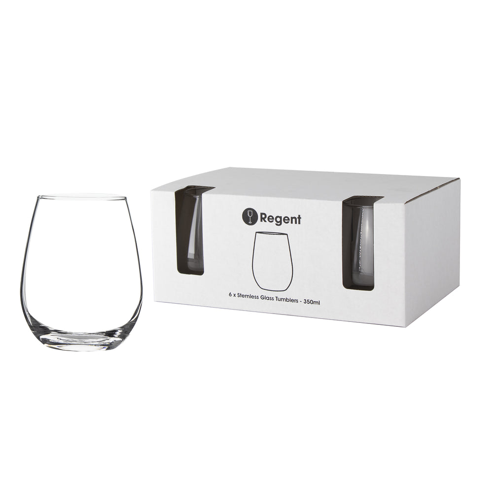 Regent Glass Tumbler 350ml Stemless 6pack 28705
