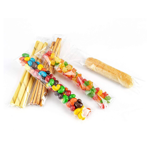 Polyprop Cellophane Selfseal Long Bags 6x55+4cm 30mic with Punch Hole 100pack