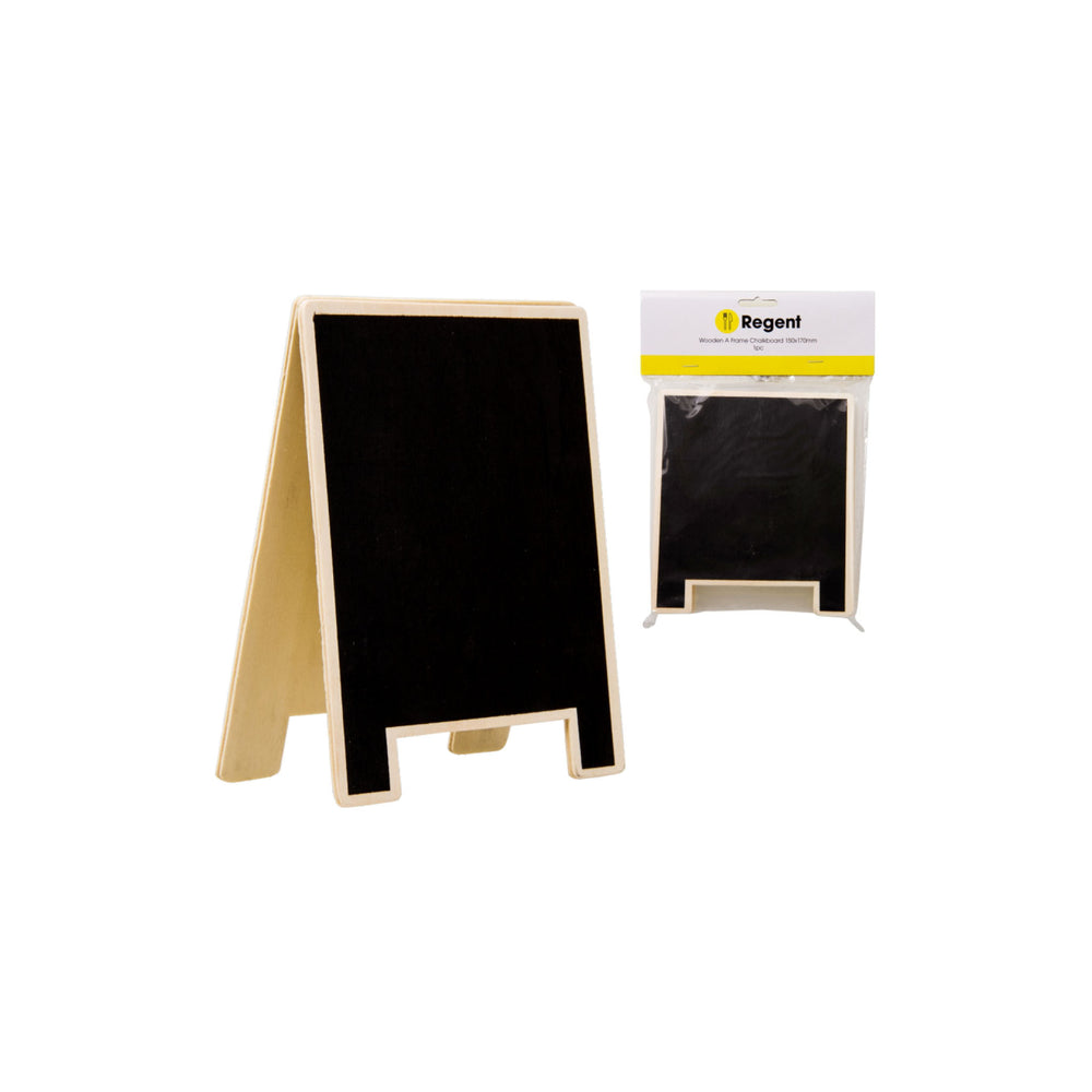 Regent Wooden A-Frame Chalkboard Stand 150x170mm 35131