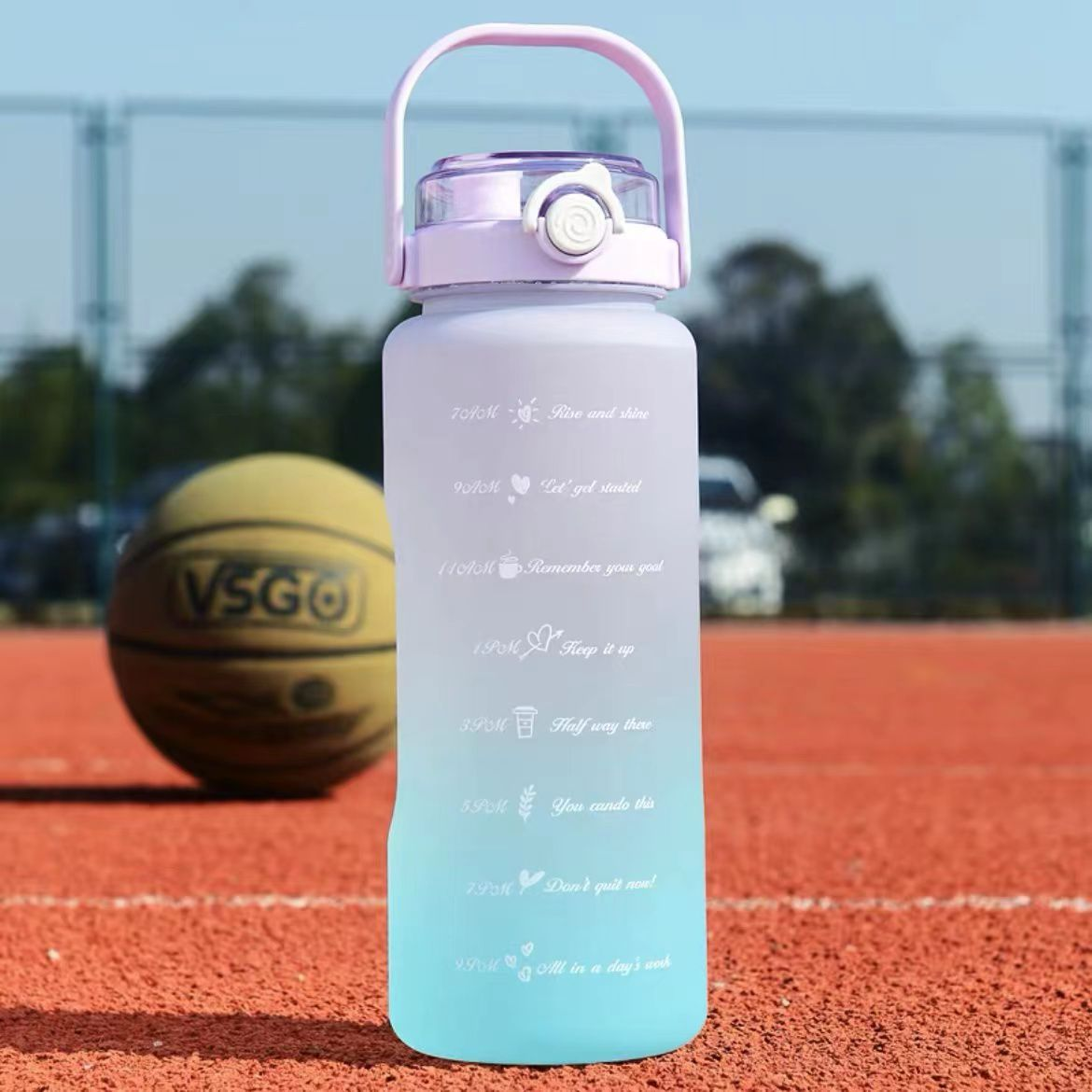 Motivational Sports Water Bottle 2.75L