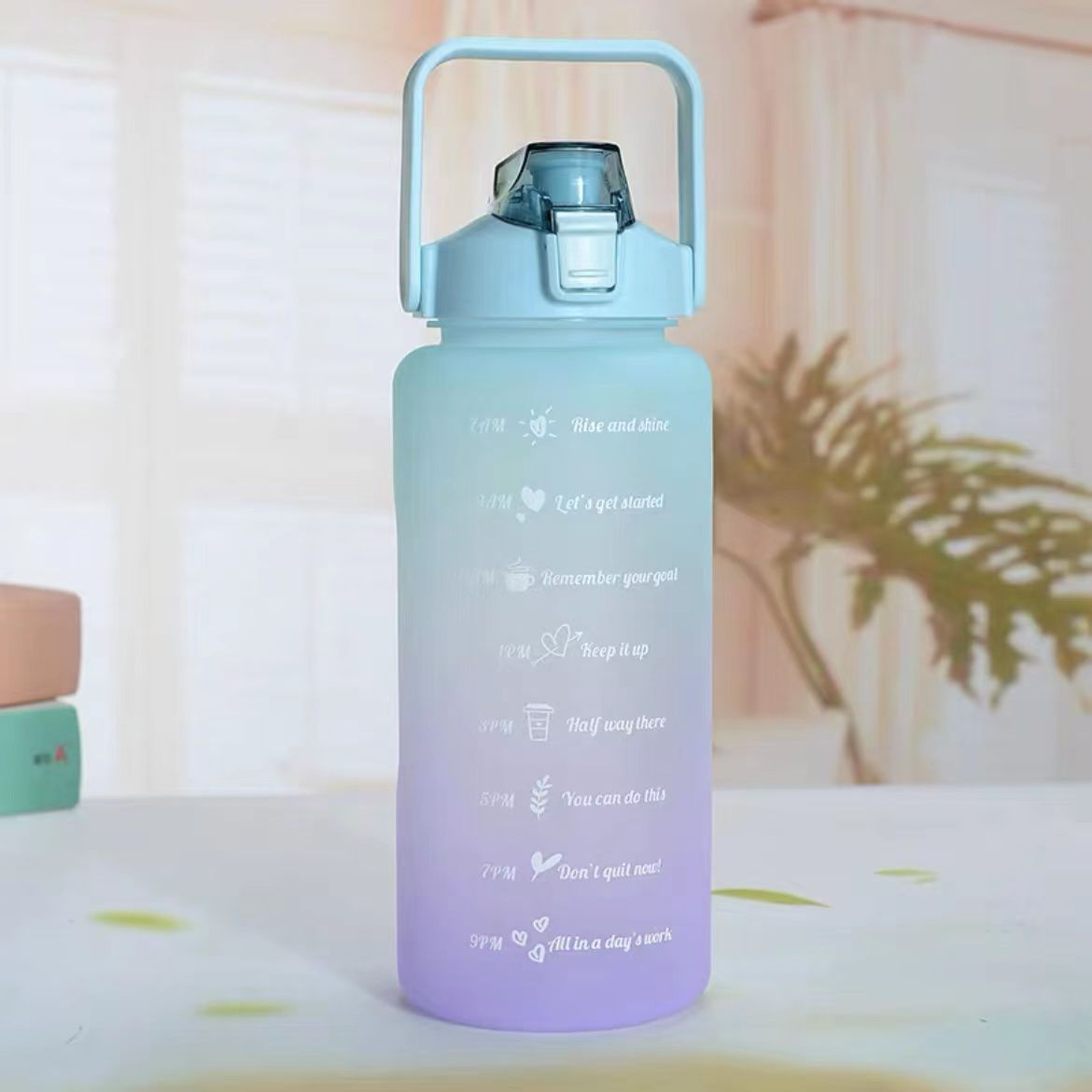 Motivational Sports Water Bottle 2.75L