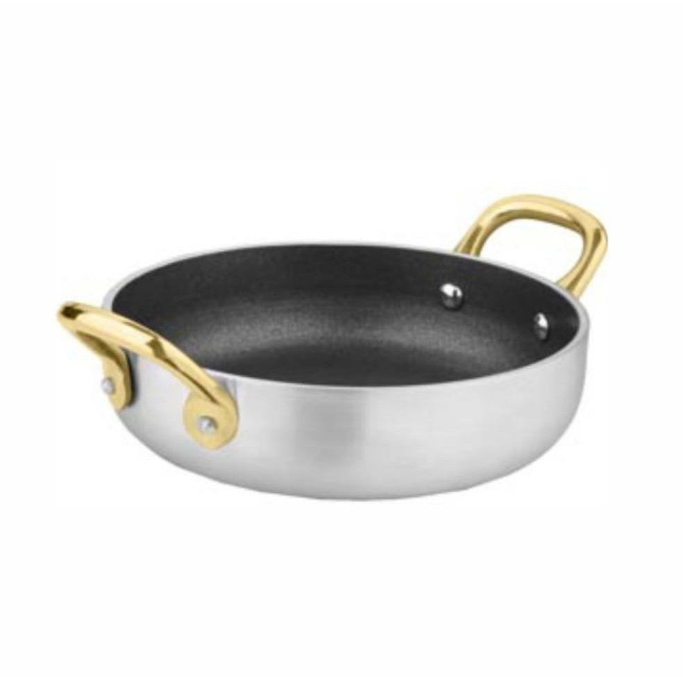 Regent Cookware Serving Bowl 850ml Non Stick Aluminium Brass Handles