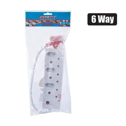 Zenith Multiplug 6-way Surge Protection