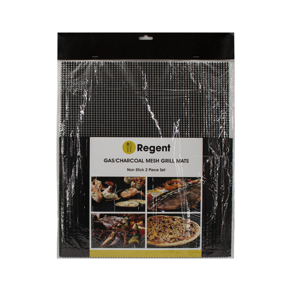 Regent Barbeque Reusable Non-Stick Mesh Grill Mats 2pc Set 71112
