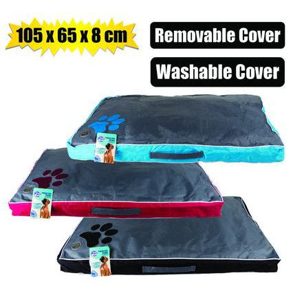 Pet Mall Bed Mattress Style 105x65x8cm Removable Washable Cover