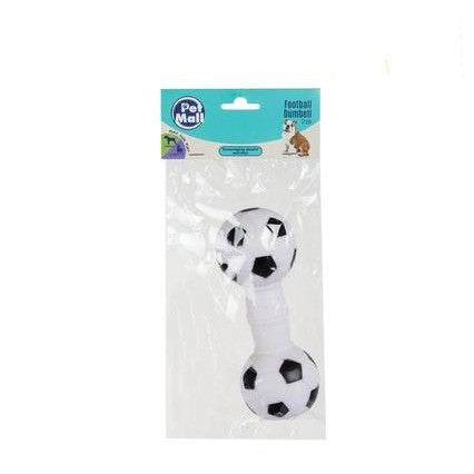Pet Mall Dog Toy Rubber Football 11.5cm