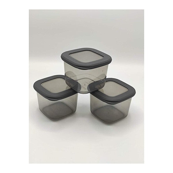 Foly Life Poli Storage Box Square 550ML with Tight Window Lid Lid BNM0698 Titiz