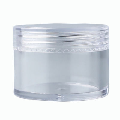 20g Acrylic Cosmetic Container Plastic Jar with Lid Crystal Clear