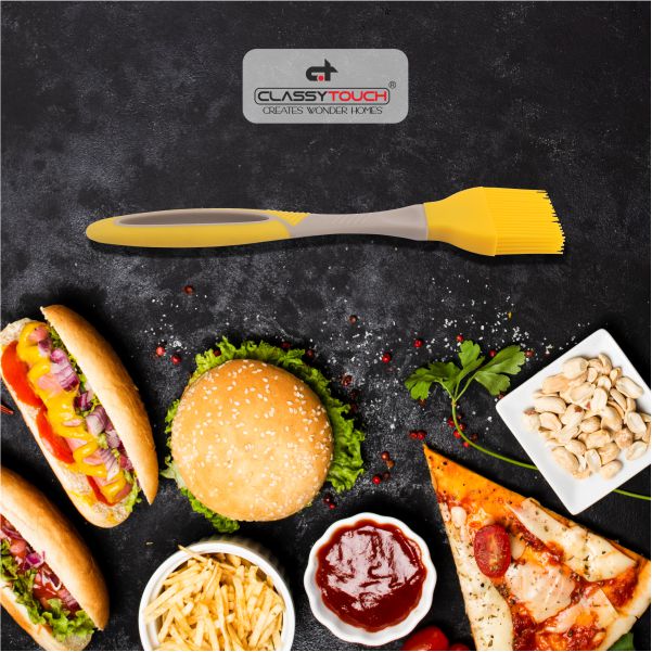 Silicone Pastry Basting Brush Yellow