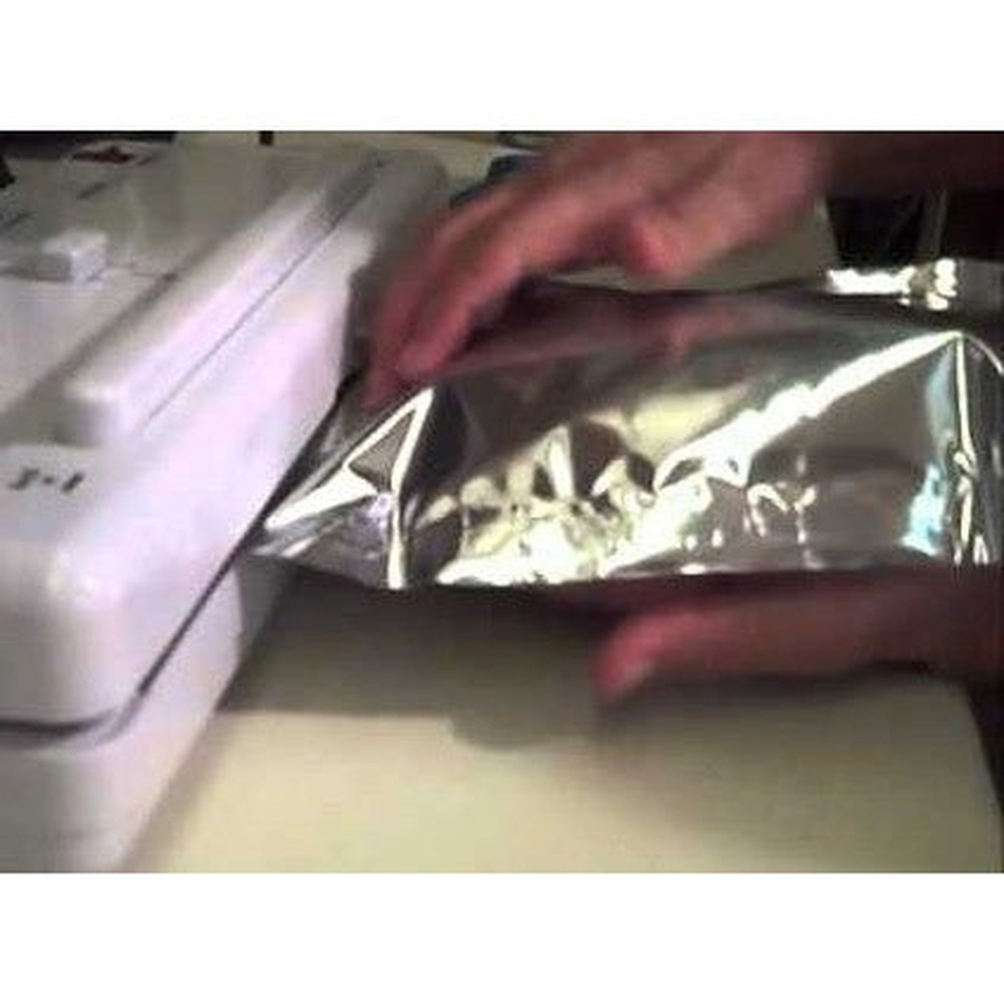 Vacuum Metalized Bags Silver 100g 13x17.5cm Laminated Pouch 100pack