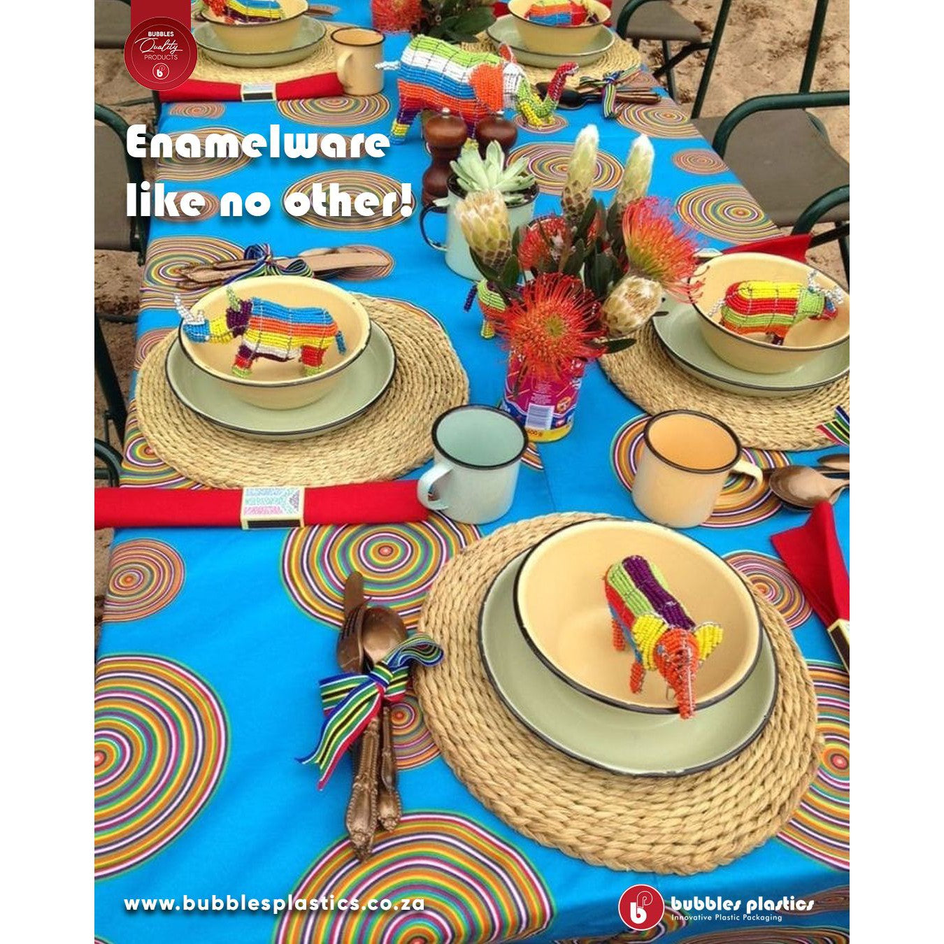 Enamel Cash Bowl 18cm