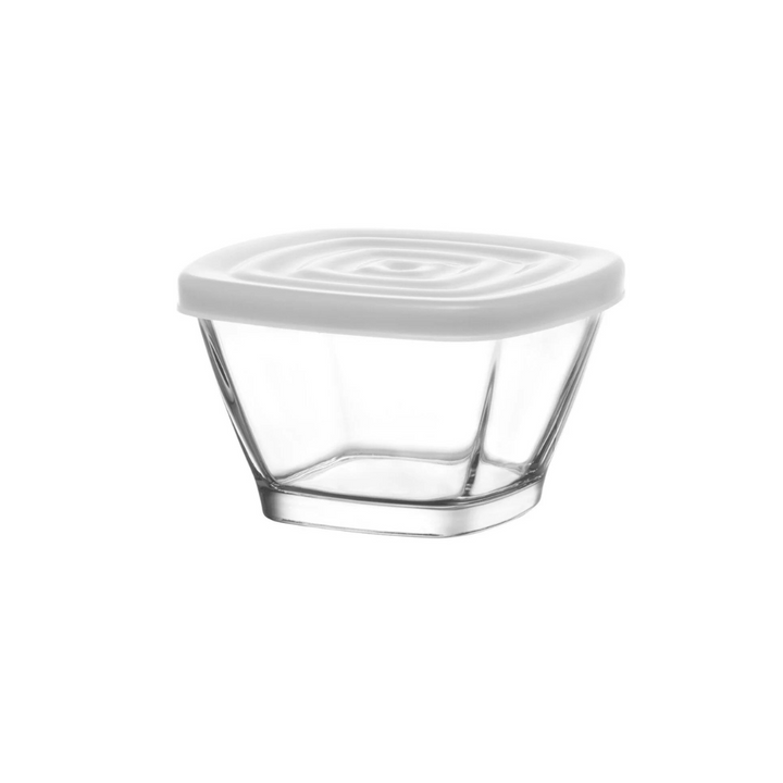 LAV Glass Storage Container With Square Lid Square 315ml SGN1366