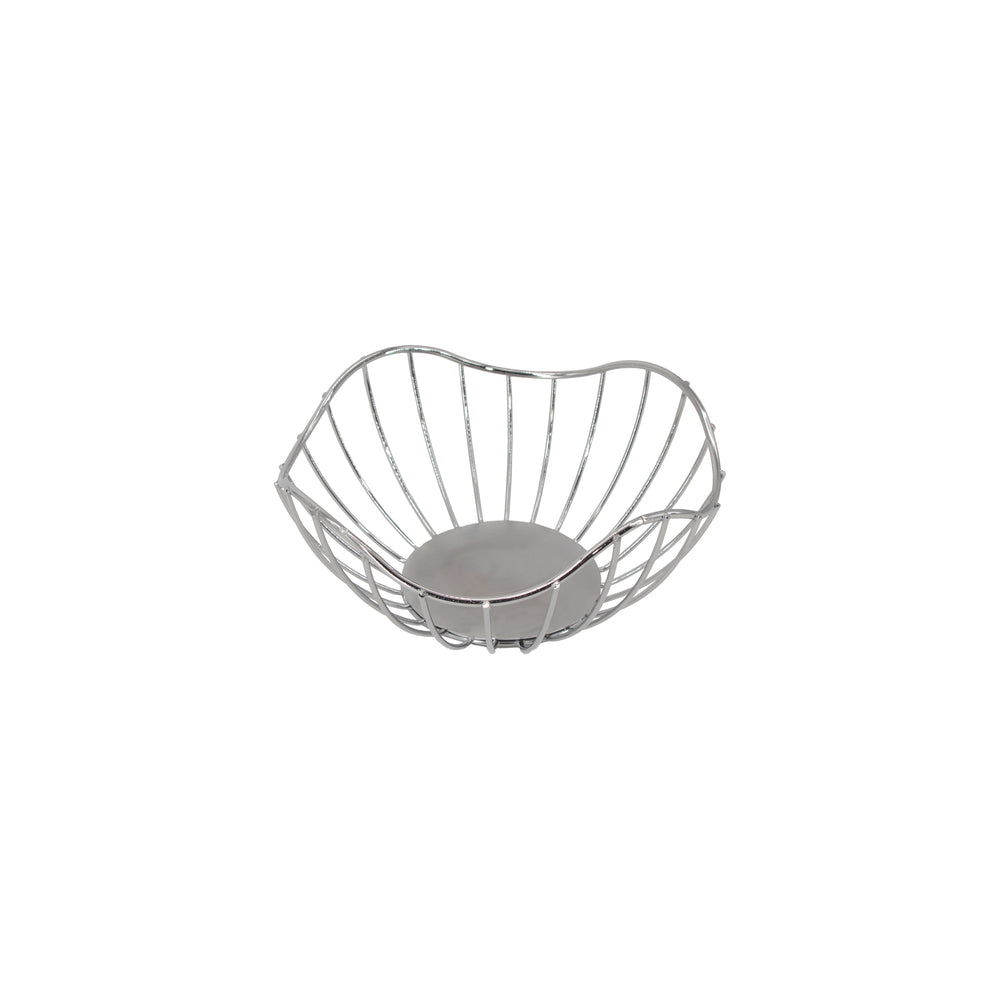 Regent Round Serving Basket Chromeware Free From Wire Small