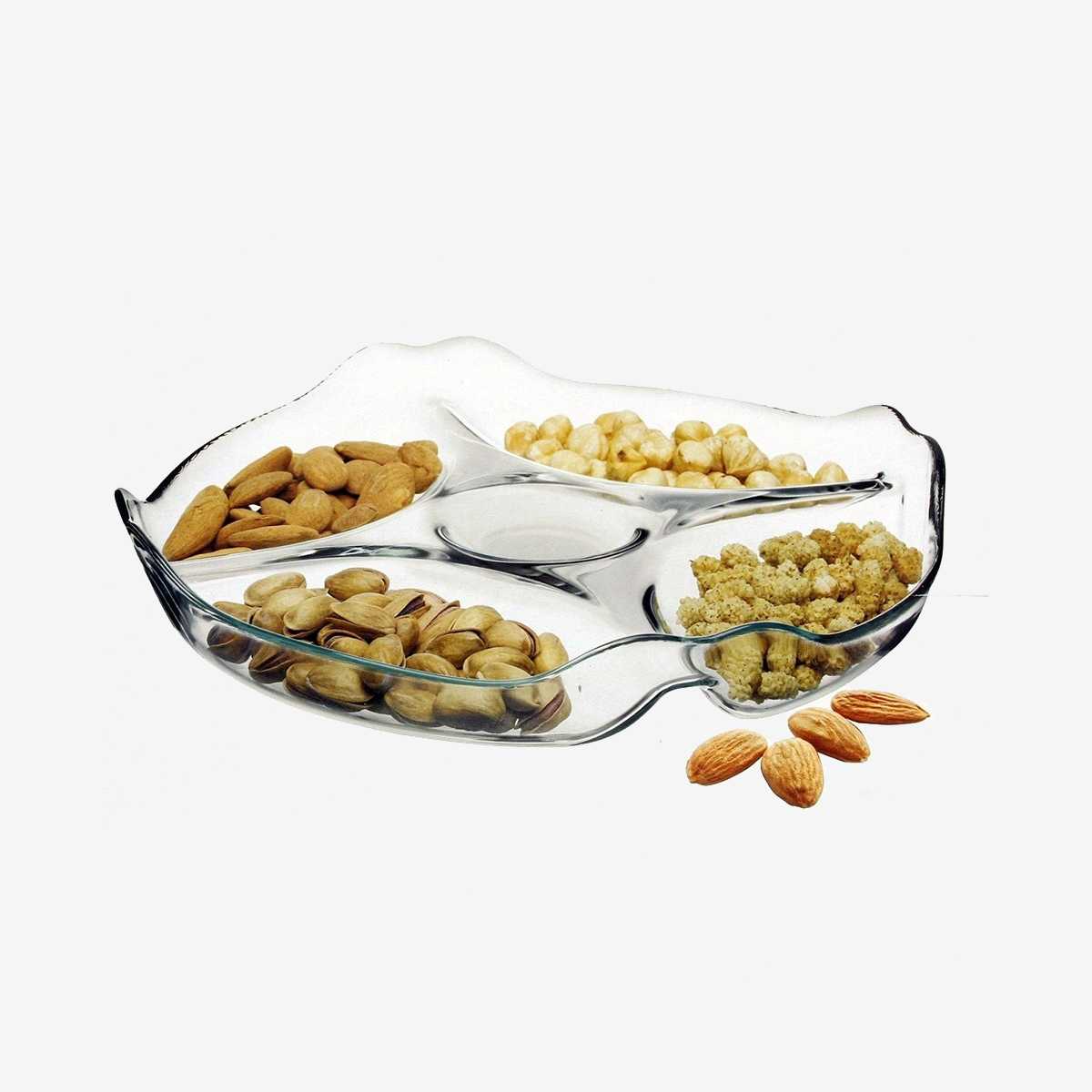 Pasabahce Serving Plate 30cm 5-Division Patisseries 23939