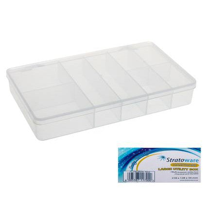 Stratoware Multi Utility Tackle Compartment Mega Box 8-Partitions