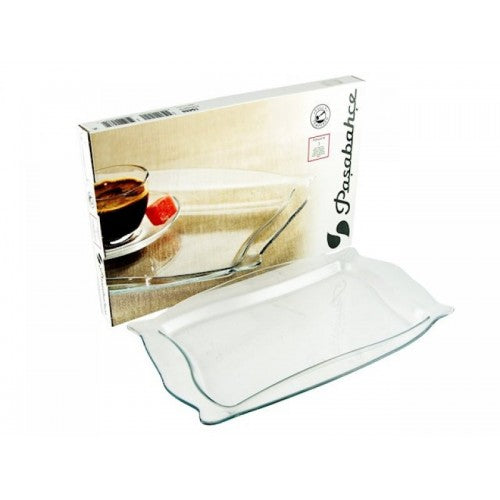 Pasabahce Patisserie Serving Tray Glass