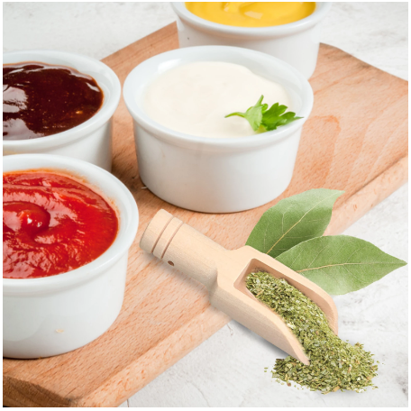 Wooden Mini Scoop Spoon Bath Salt 9x1cm 5pack