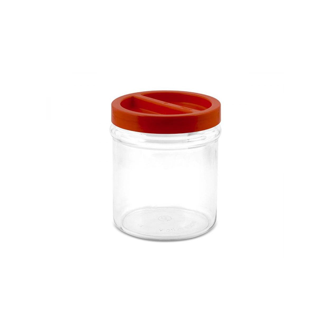 Glass Jar Storage with Red Lid 3.5L