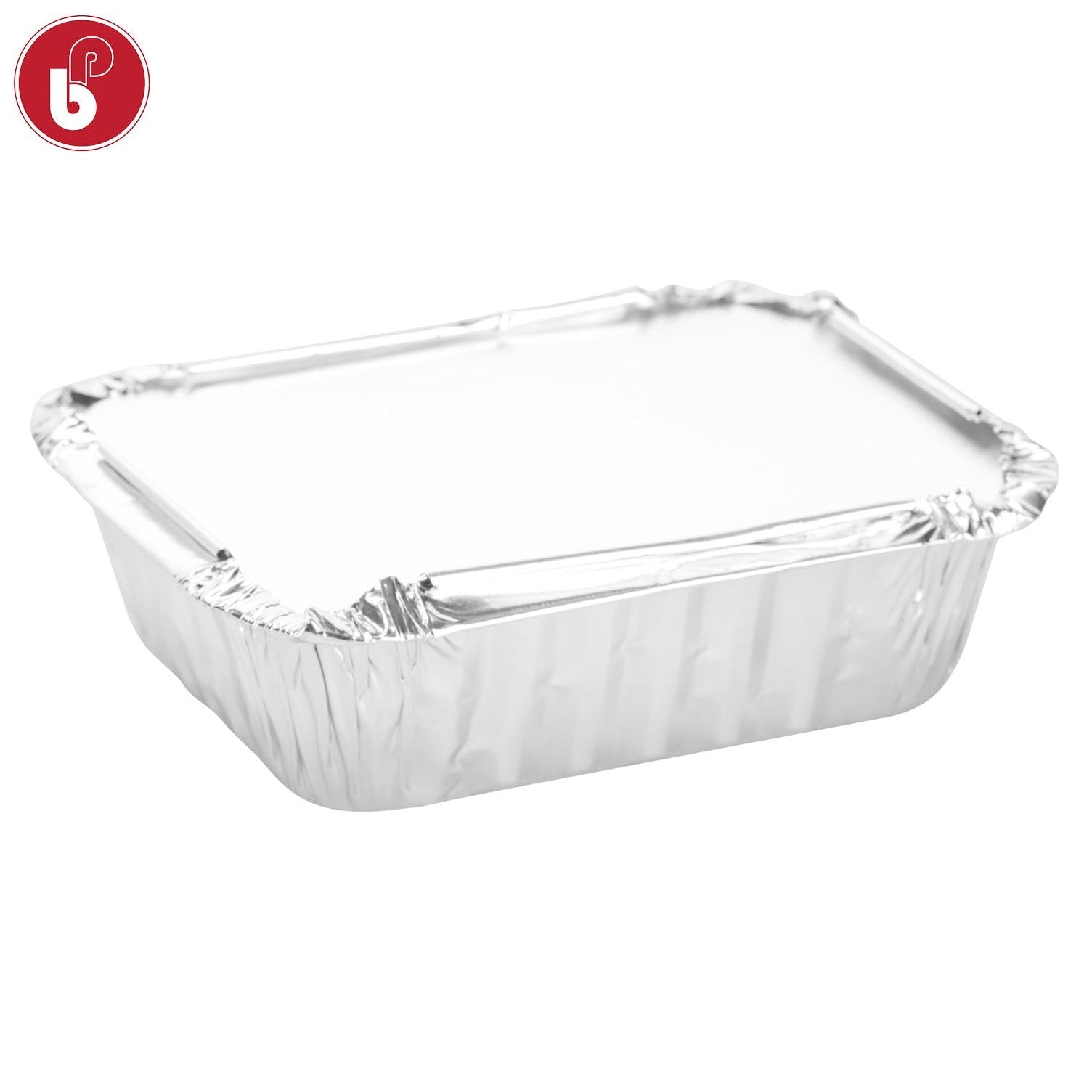 Aluminum Foil Takeaway Container Disposable 4093P with Poly PVC Lid Card Lid B4093 1pc