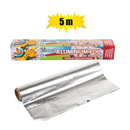 Disposable Foil Aluminium Roll 30cmx5m Heavy Duty