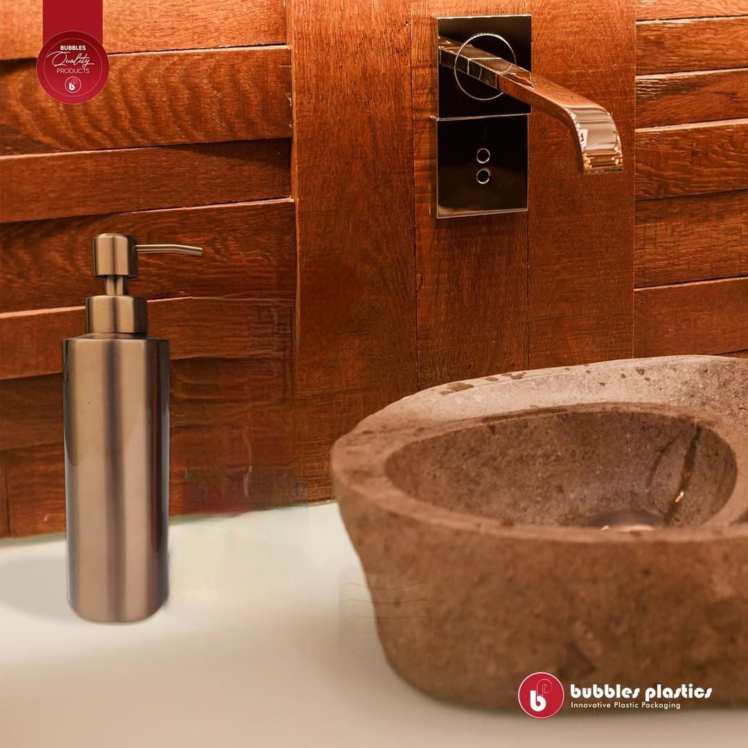 Liquid Hand Soap Dispenser Slim Line Rose Gold Stainless Steel 059