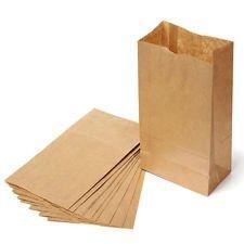 Brown Kraft Paper Bags No.1/2 SO1/2 100pack