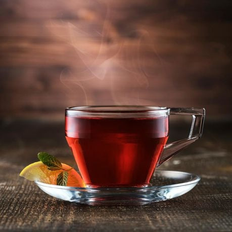 Pasabahce Shiney Glass Tea Cup & Saucer Set 6pcs with Box 23795