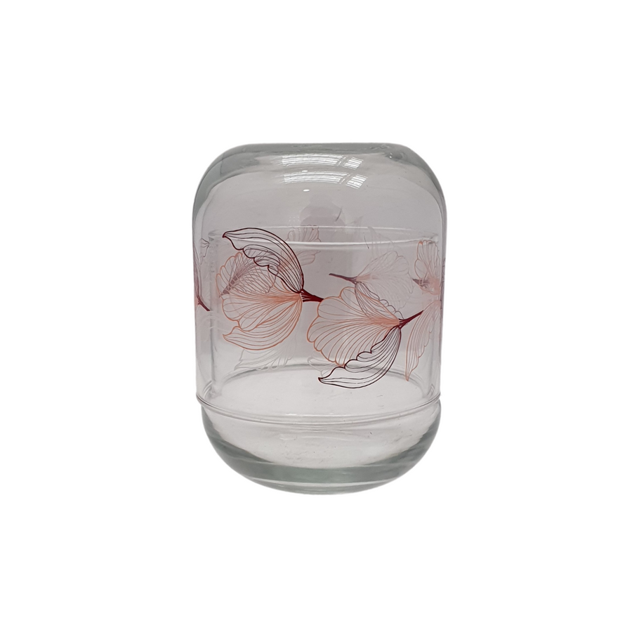 LAV Patisserie Glass Dome Jar 380ml Lalin Flower Jar SGN2388