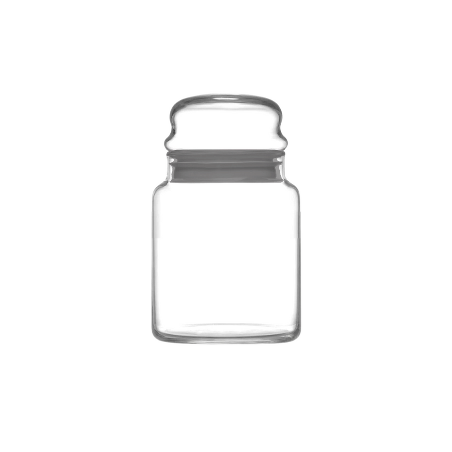 LAV Glass Canister Jar 290ml with Grey Lid SGN2390