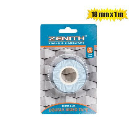 Zenith Double Sided Tape 18x1000mm