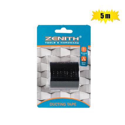 Zenith Duct Tape Black 48mmx5m
