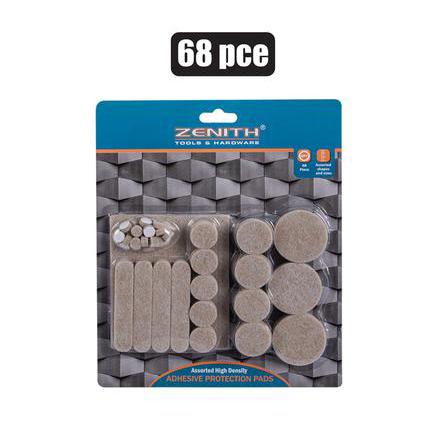 Zenith Heavy Duty Protection Pads Brown Assorted 68pack