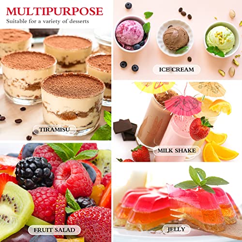 Acrylic Mini Dessert Cup 80ml 5pack