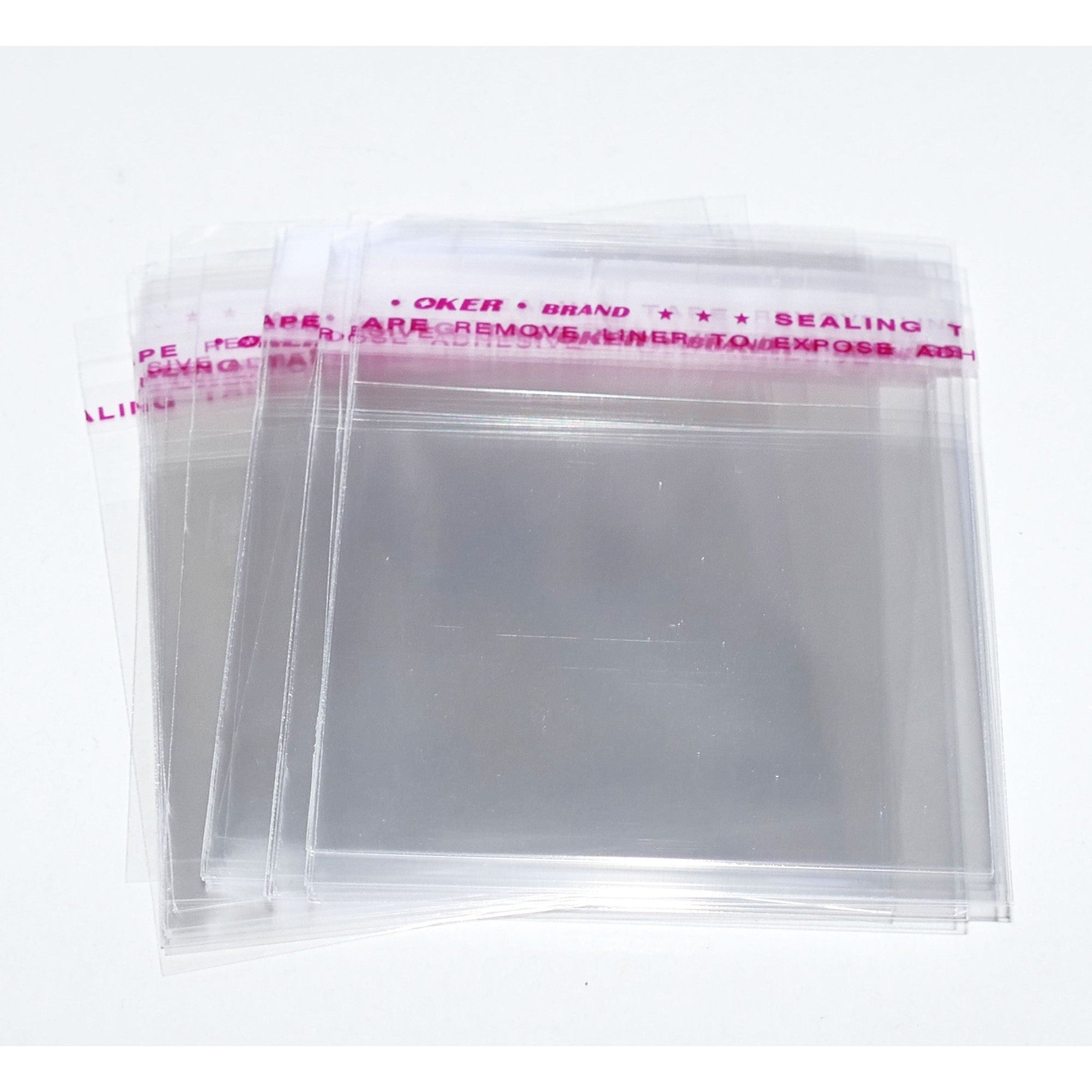 Polyprop Cellophane Selfseal Bags 6.5x15cm 30mic 100pack