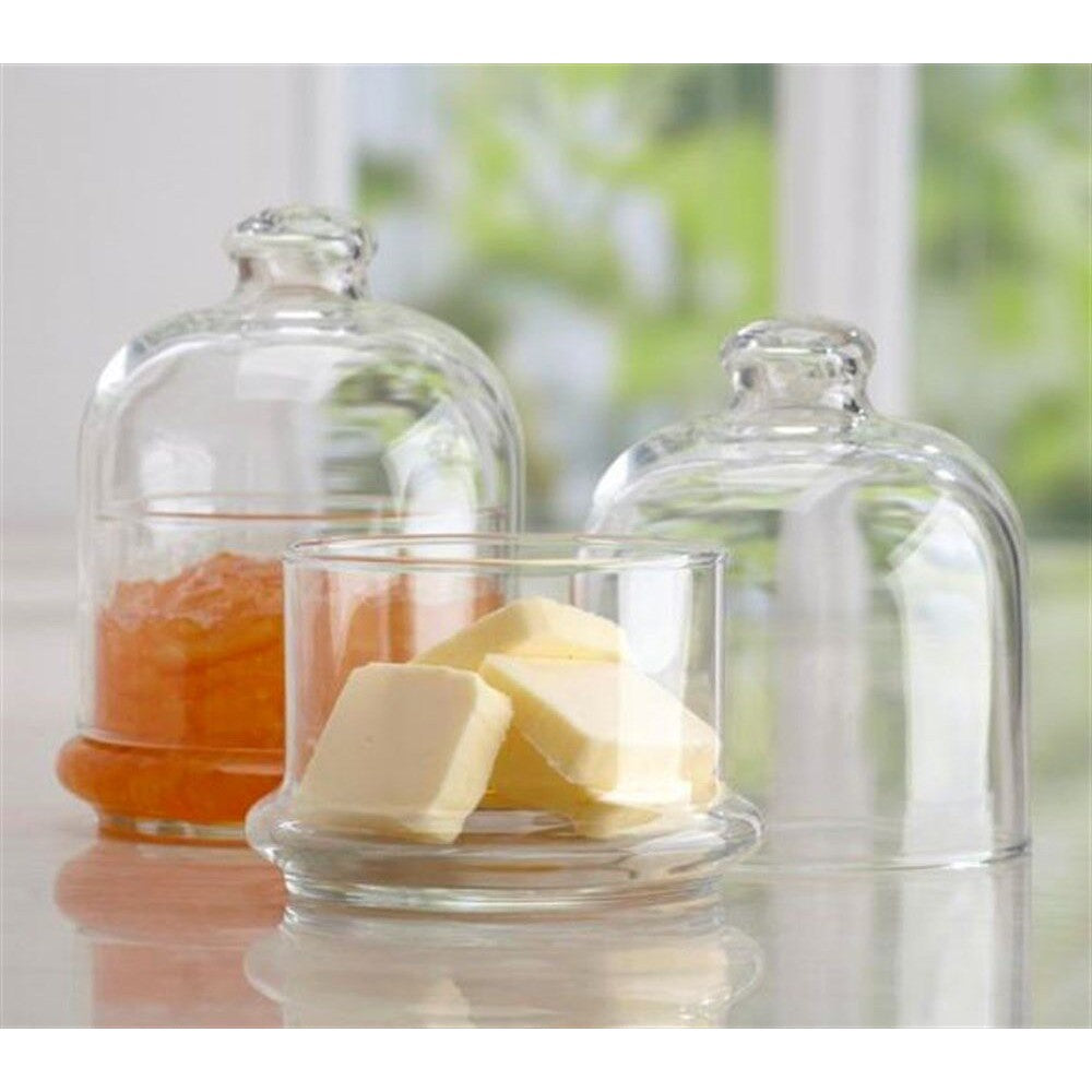 Pasabahce Patisserie Basic Glass Dome Jam Jar 9x9x11cm 23014