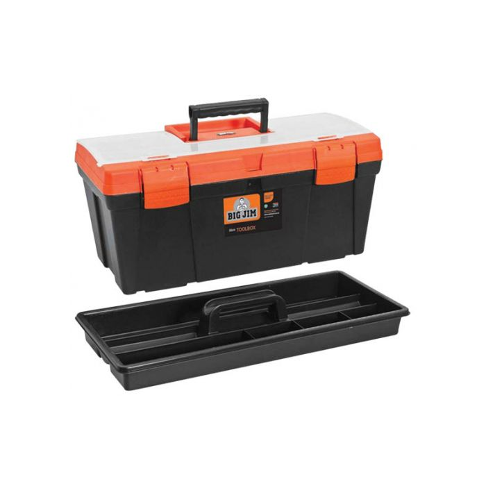 Big Jim Toolbox Standard 48cm with Orange Lid DH0235