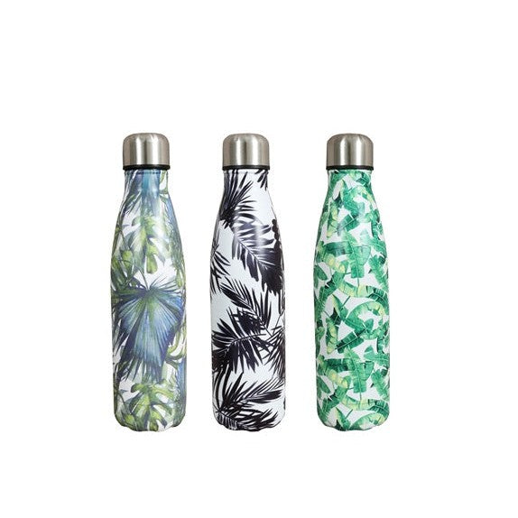 Retro Vacuum Travel Flask 500ml Drinking Bottle Tropical 31011