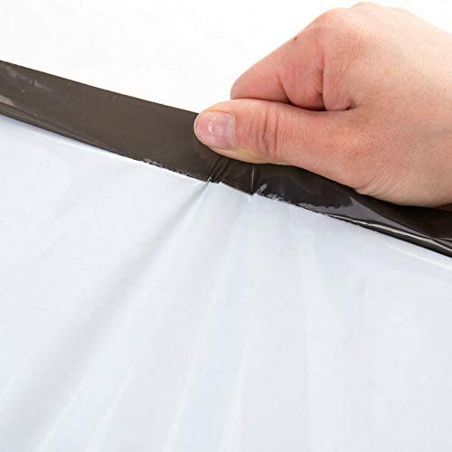 Tamper Proof White Courier Bag 28x42cm Self Adhesive Seal Packaging Pouch 30mic 1pc