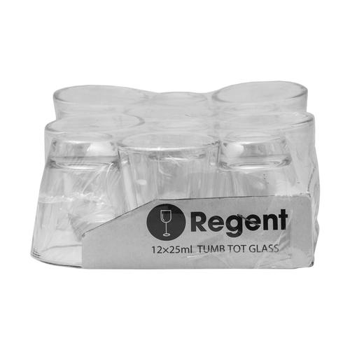 Regent Shot Glass 25ml Tot measure 12pc