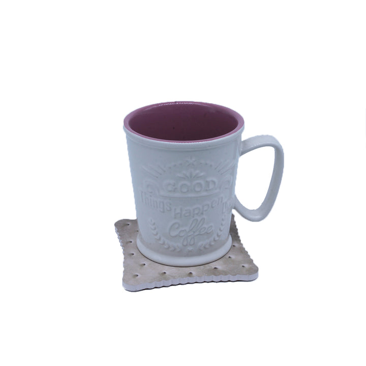 Ceramic Coffee Mug with Coaster 400ml SGN1951